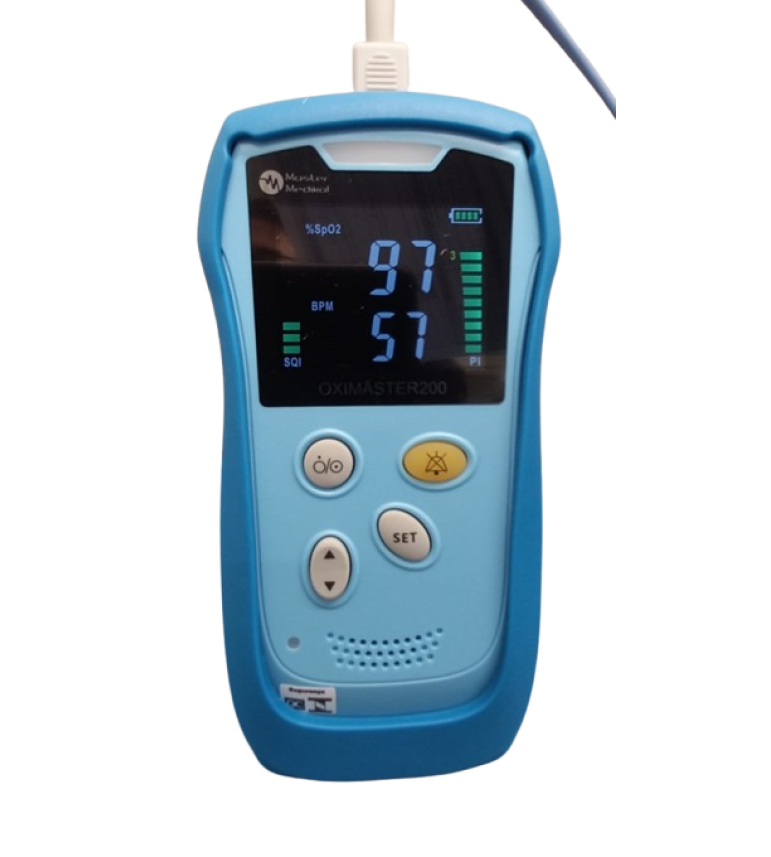 Oxímetro de Pulso Portátil Oxi Master 200 Sensor "Y" Neonatal/Pediátrico - Master Medikal Oxímetro de Pulso Portátil Oxi Master 200 Sensor "Y" Neonatal/Pediátrico - Master Medikal